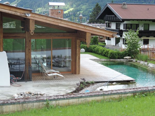 Terrasse aus Thermokiefer