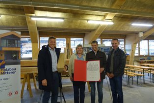 Ehrung duch Tiroler Wirtschaftskammer (LI Holzbau)